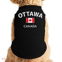 Ottawa Canada Flag Proud Canadian Doggie Tank thumb 0