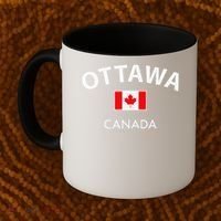 Ottawa Canada Flag Proud Canadian Coffee Mug thumb 2