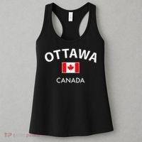 Ottawa Canada Flag Proud Canadian Women's Tank Top thumb 3