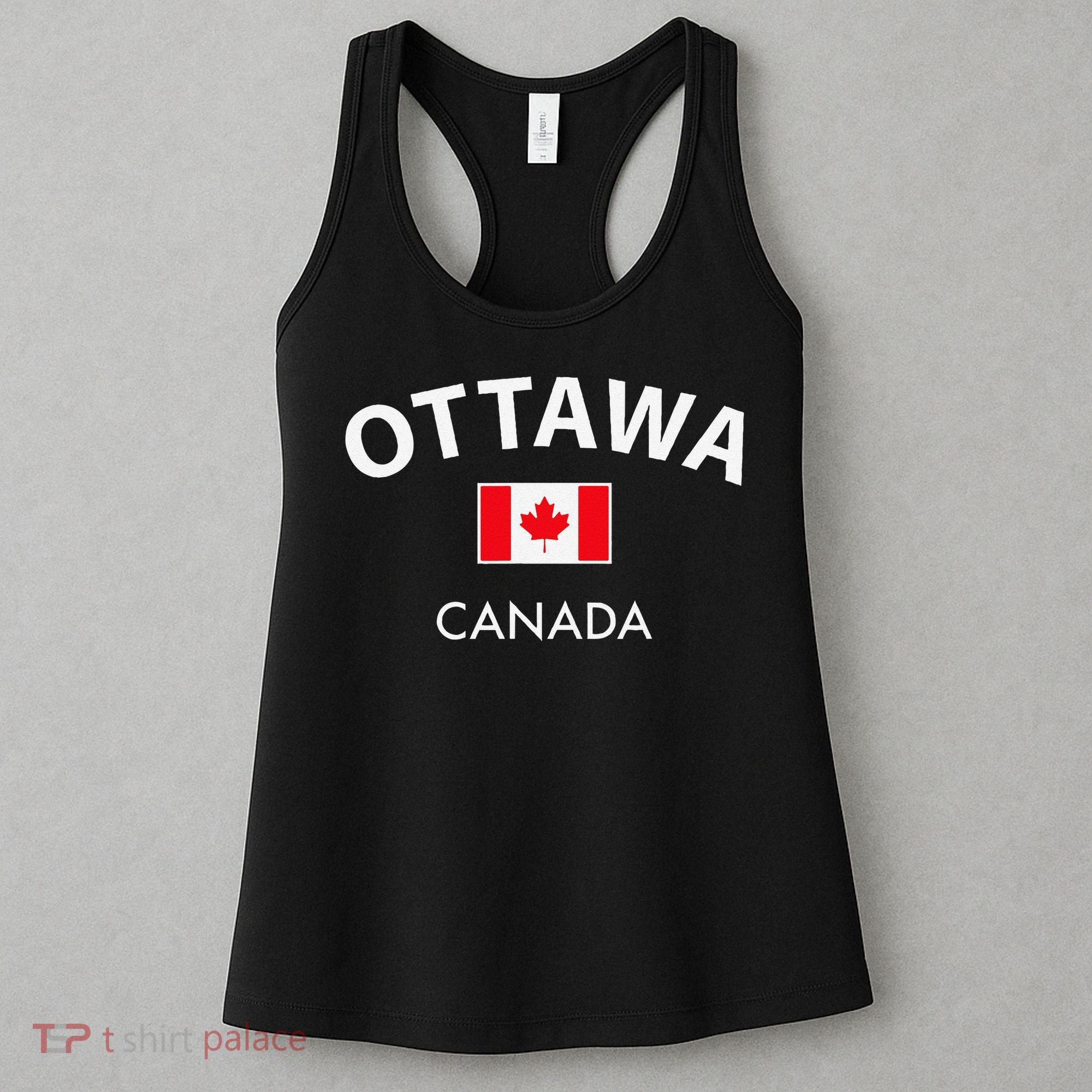 Ottawa Canada Flag Proud Canadian Women's Tank Top