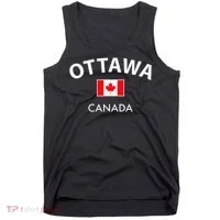 Ottawa Canada Flag Proud Canadian Tank Top thumb 0