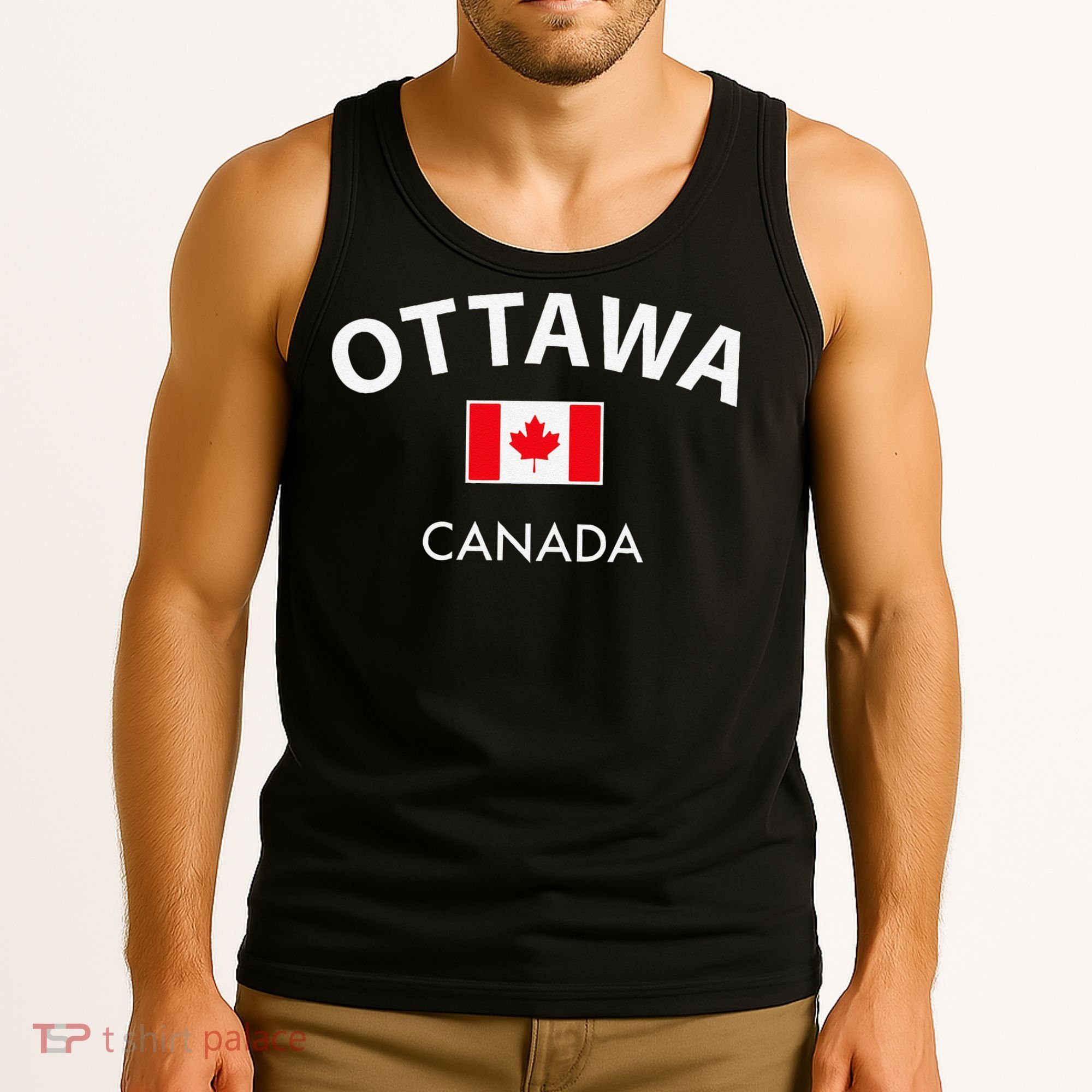 Ottawa Canada Flag Proud Canadian Tank Top