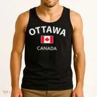 Ottawa Canada Flag Proud Canadian Tank Top thumb 3