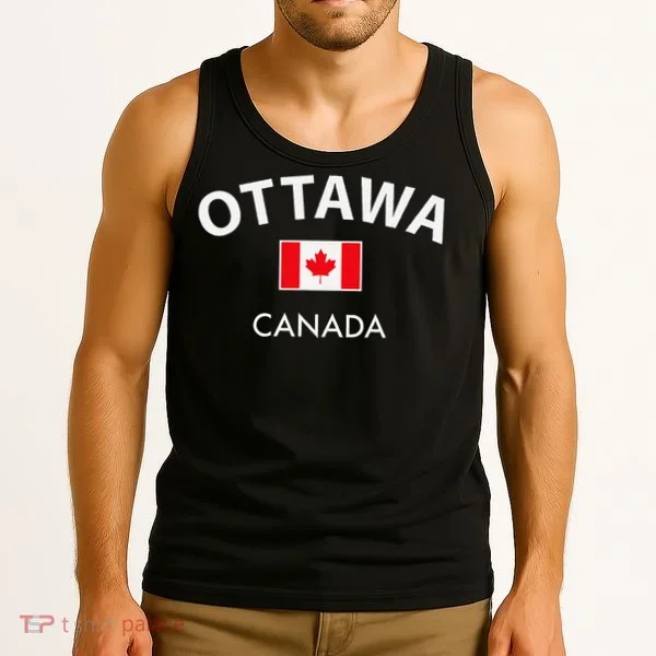Ottawa Canada Flag Proud Canadian Tank Top