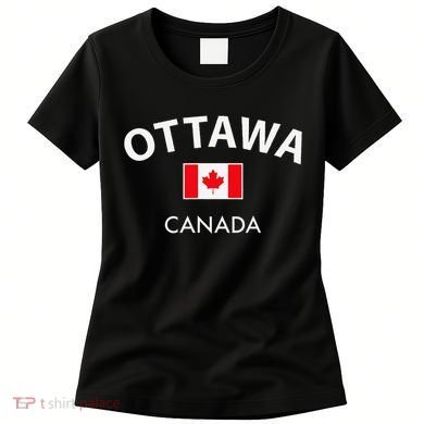 Ottawa Canada Flag Proud Canadian Women's T-Shirt