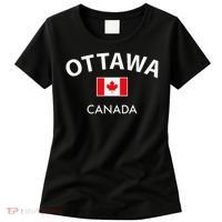 Ottawa Canada Flag Proud Canadian Women's T-Shirt thumb 0