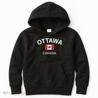 Ottawa Canada Flag Proud Canadian Kids Hoodie thumb 0