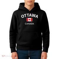 Ottawa Canada Flag Proud Canadian Kids Hoodie thumb 4
