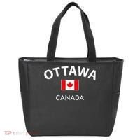 Ottawa Canada Flag Proud Canadian Tote Bag thumb 0