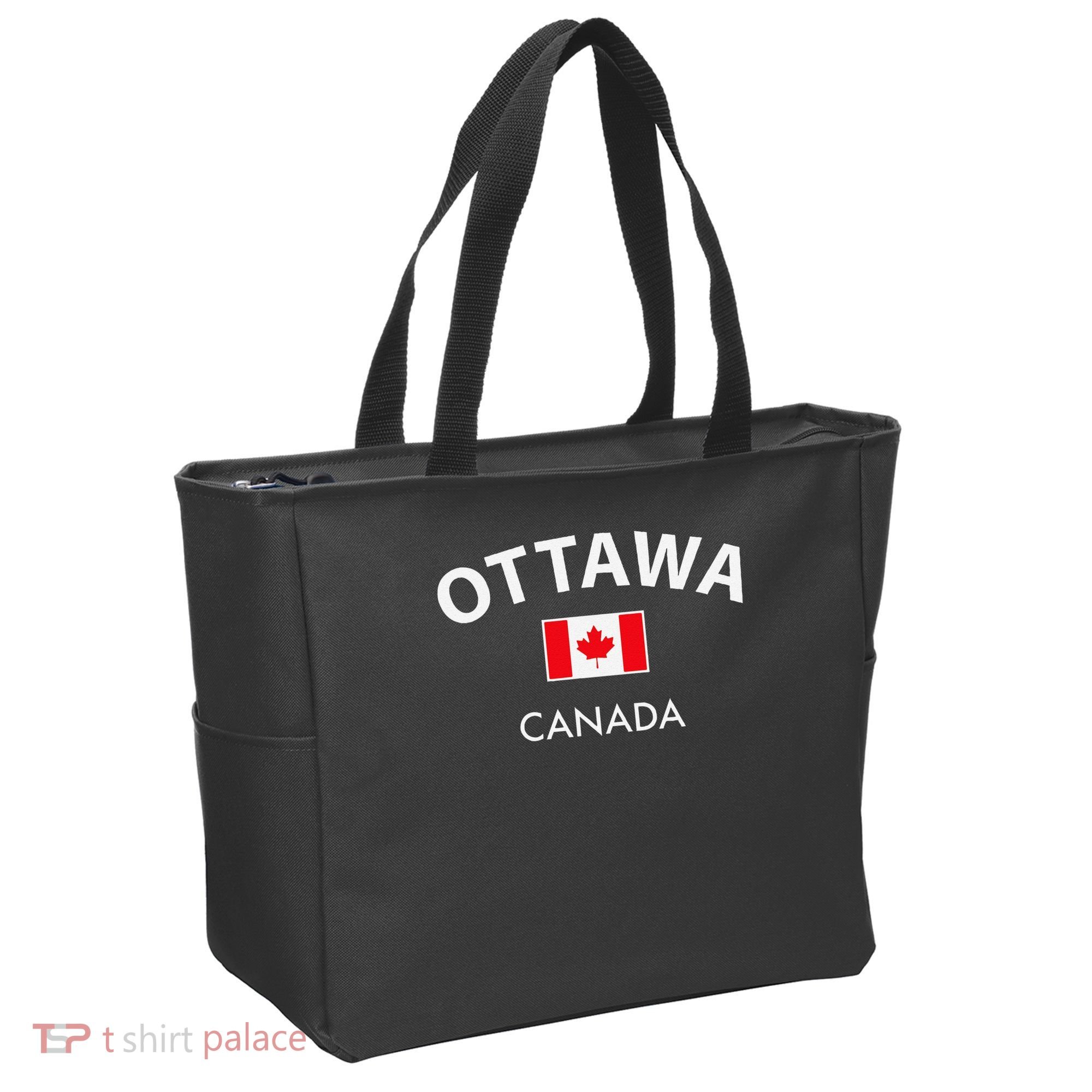 Ottawa Canada Flag Proud Canadian Tote Bag