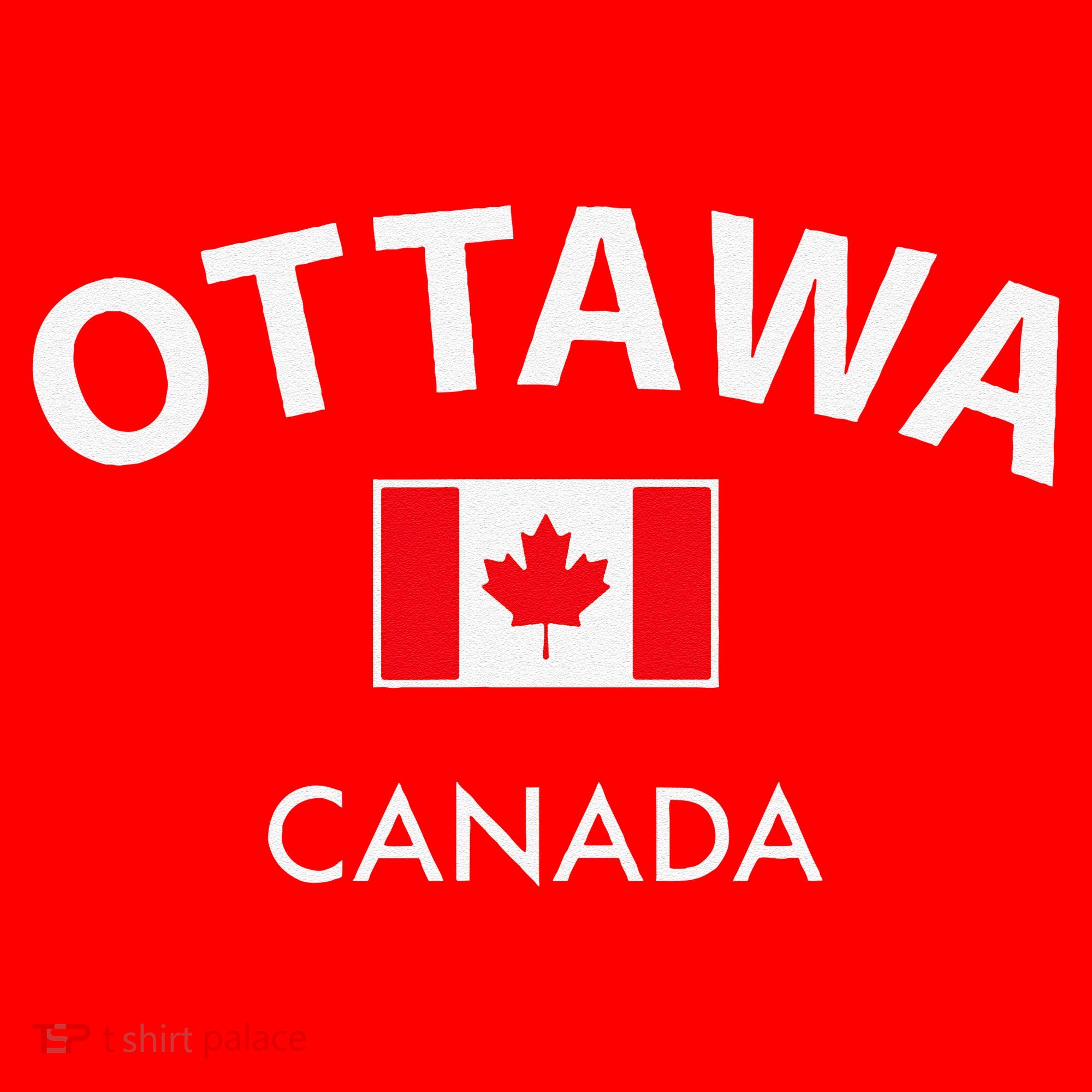 Ottawa Canada Flag Proud Canadian Santa Hat