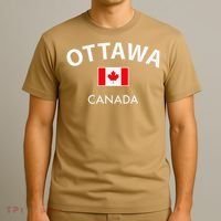 Ottawa Canada Flag Proud Canadian T-Shirt thumb 3