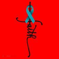 Ovarian Cancer Faith Ovarian Cancer Awareness Support Santa Hat thumb 1