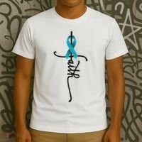 Ovarian Cancer Faith Ovarian Cancer Awareness Support T-Shirt thumb 3