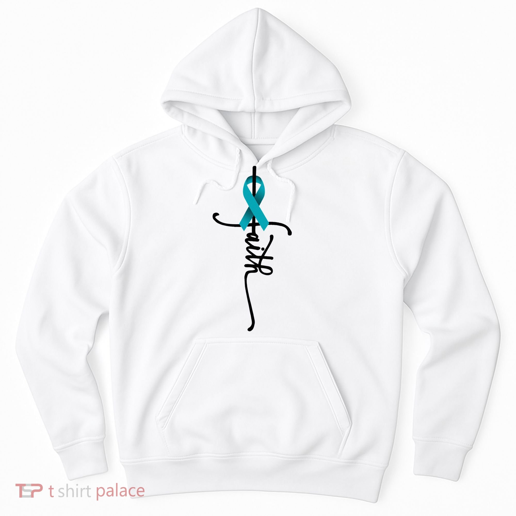 Ovarian Cancer Faith Ovarian Cancer Awareness Support Hoodie