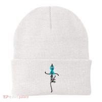 Ovarian Cancer Faith Ovarian Cancer Awareness Support Beanie thumb 0