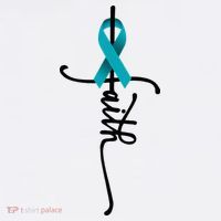 Ovarian Cancer Faith Ovarian Cancer Awareness Support Women's Hoodie thumb 2