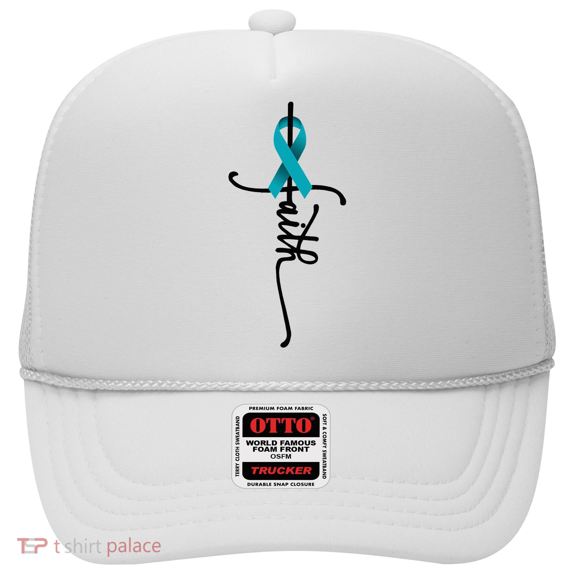 Ovarian Cancer Faith Ovarian Cancer Awareness Support Hat