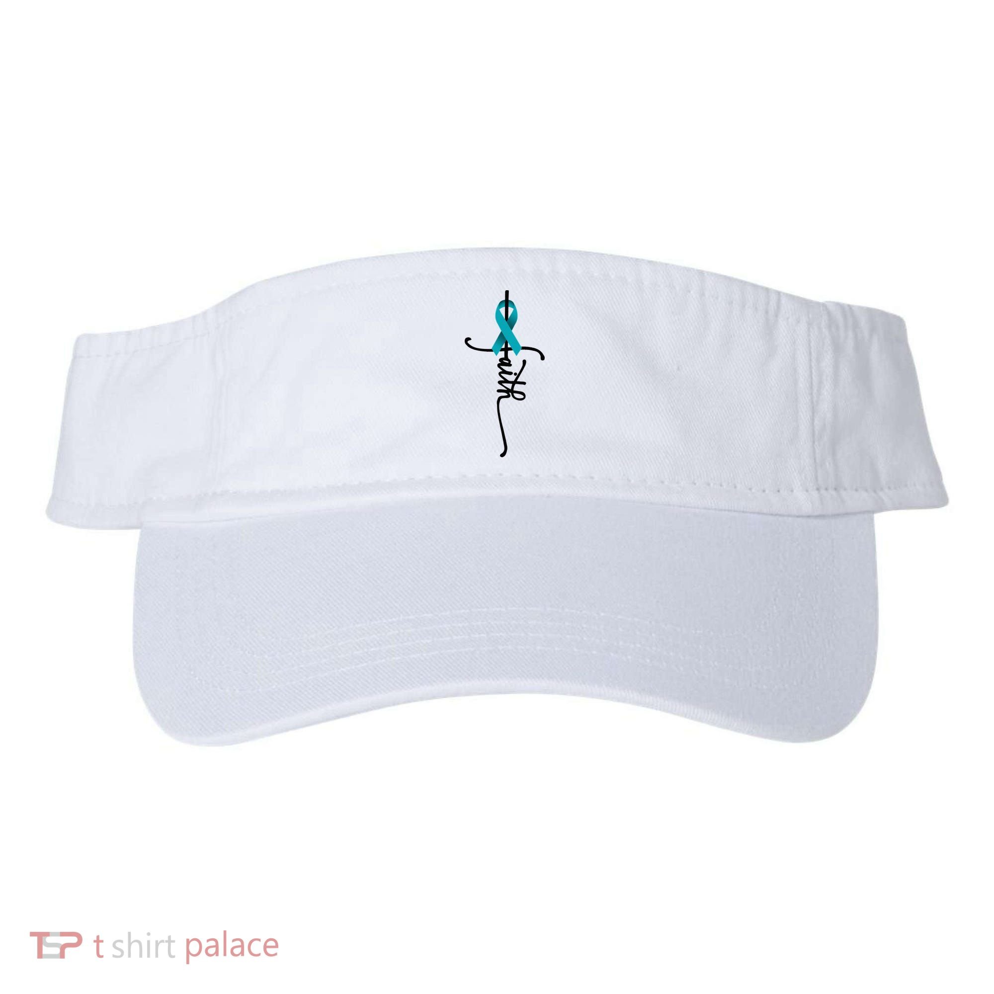 Ovarian Cancer Faith Ovarian Cancer Awareness Support Visor