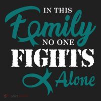 Ovarian Cancer Fight Cancer Ribbon Women's Sweatshirt thumb 2