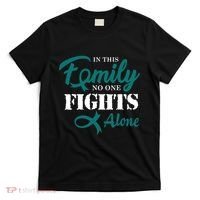 Ovarian Cancer Fight Cancer Ribbon T-Shirt thumb 0