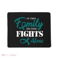 Ovarian Cancer Fight Cancer Ribbon Mousepad thumb 0