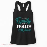 Ovarian Cancer Fight Cancer Ribbon Women's Tank Top thumb 0