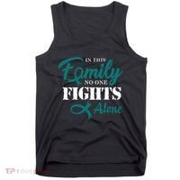 Ovarian Cancer Fight Cancer Ribbon Tank Top thumb 0