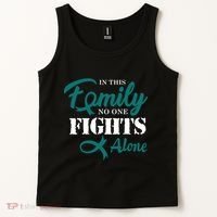Ovarian Cancer Fight Cancer Ribbon Tank Top thumb 2