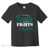 Ovarian Cancer Fight Cancer Ribbon Toddler T-Shirt thumb 0