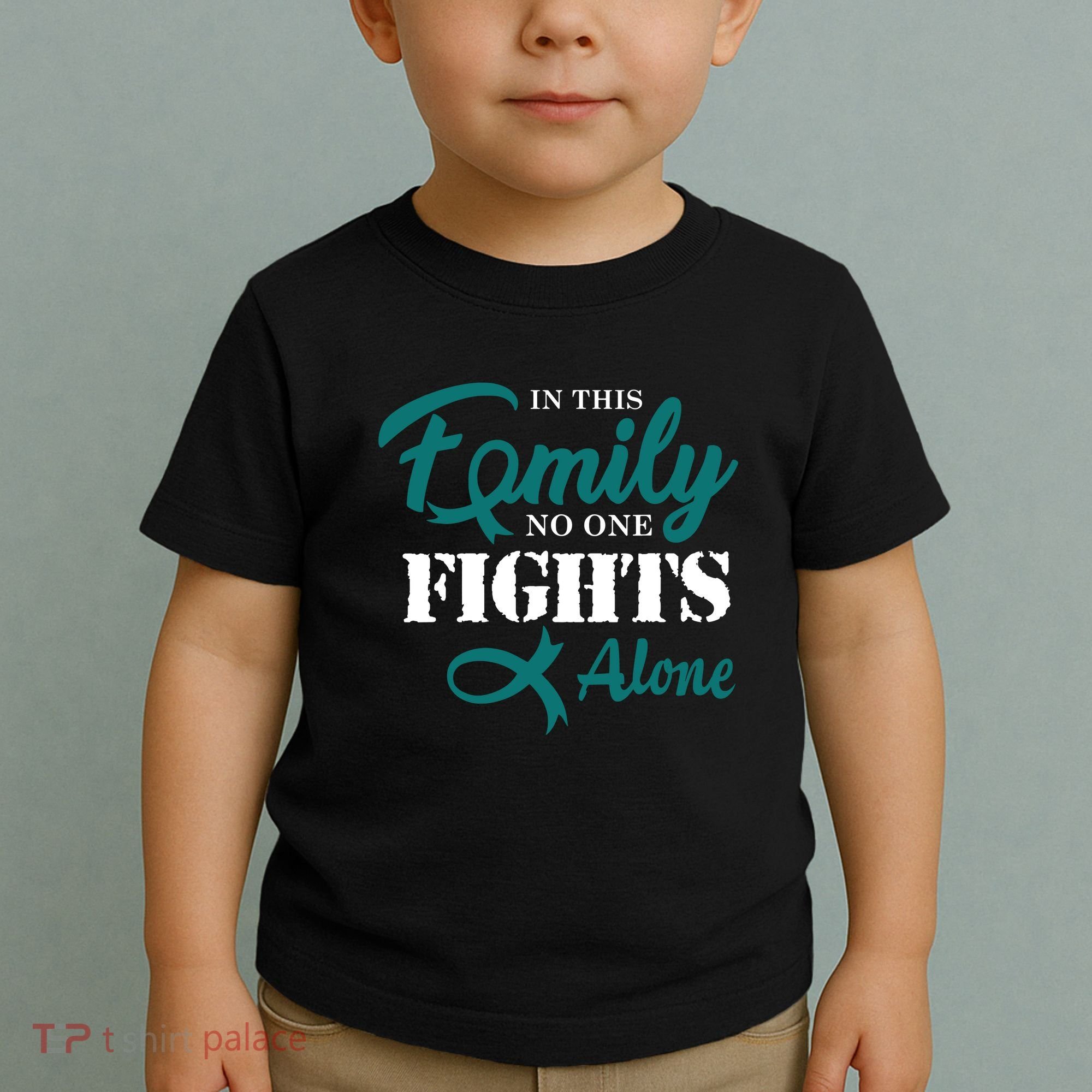Ovarian Cancer Fight Cancer Ribbon Toddler T-Shirt