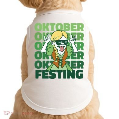 Oktoberfest Celebration Festive German Doggie Tank