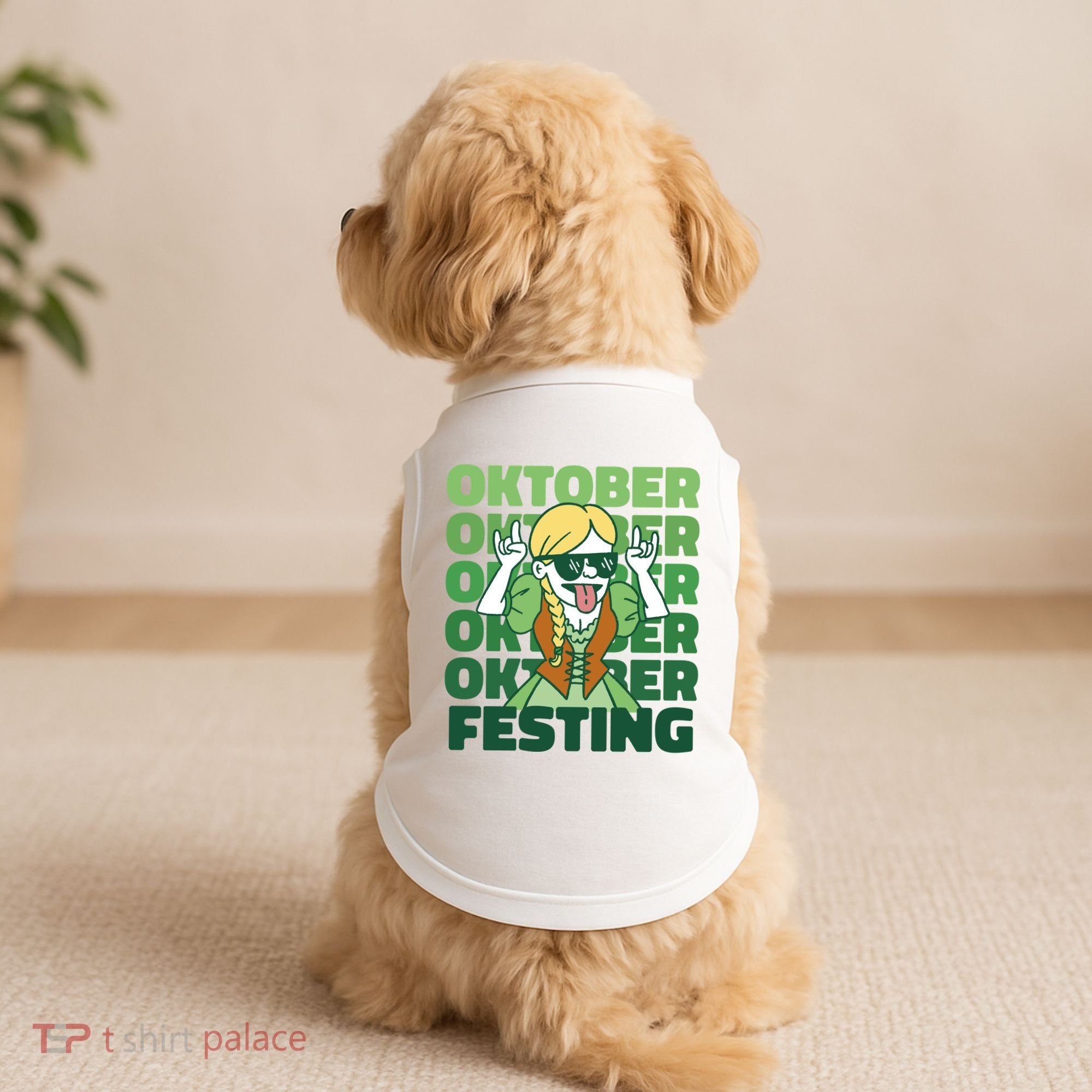 Oktoberfest Celebration Festive German Doggie Tank