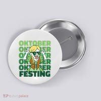 Oktoberfest Celebration Festive German Button thumb 0