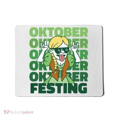 Oktoberfest Celebration Festive German Mousepad