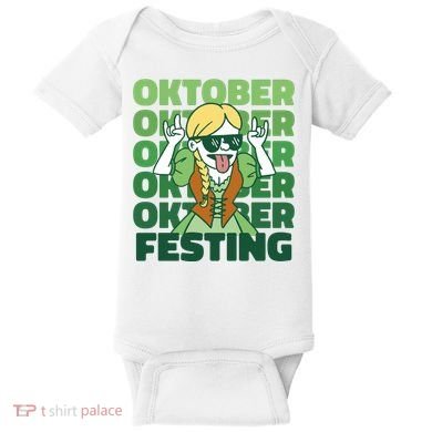 Oktoberfest Celebration Festive German Baby Bodysuit
