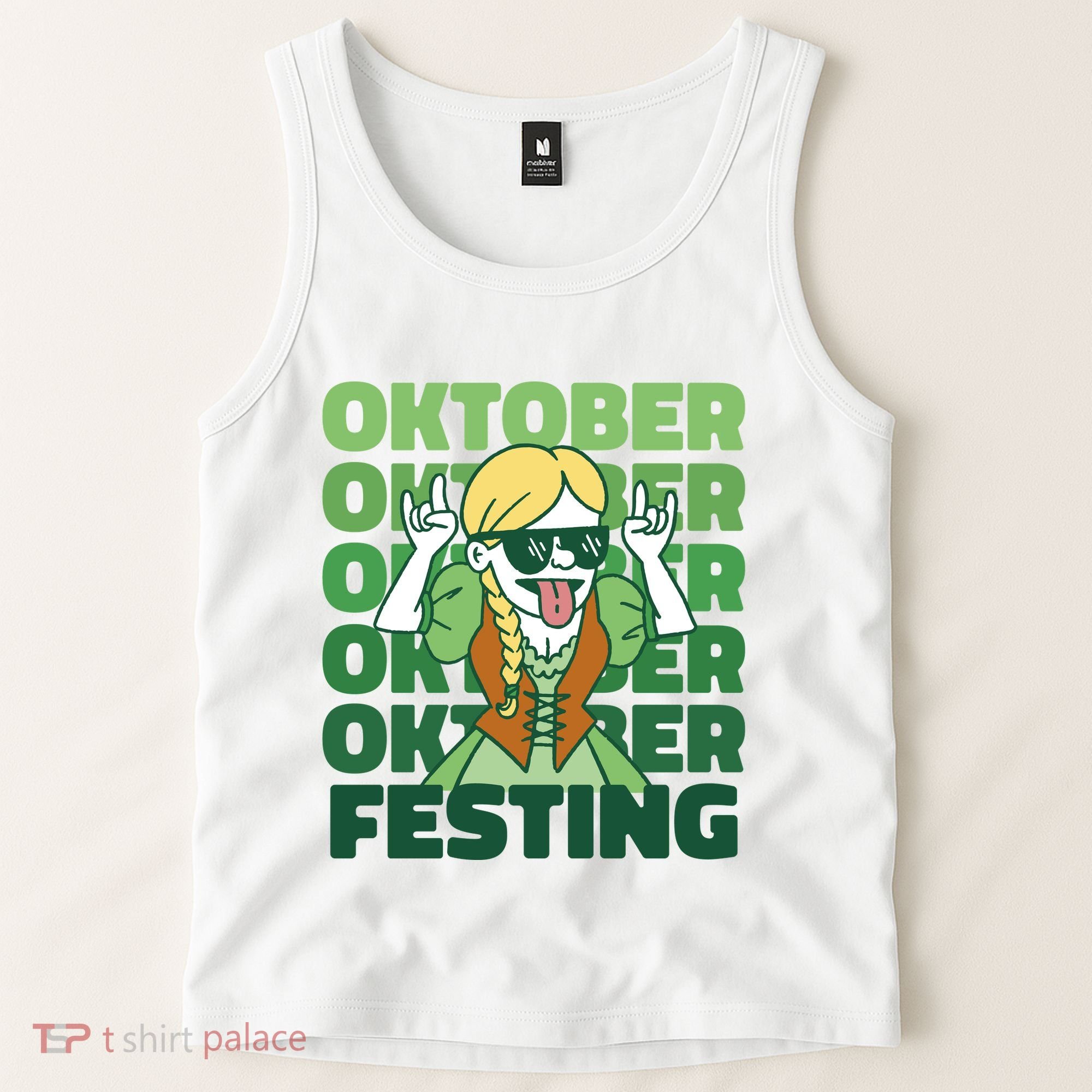 Oktoberfest Celebration Festive German Tank Top