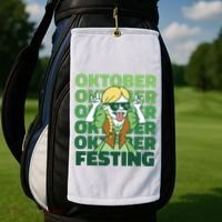 Oktoberfest Celebration Festive German Golf Towel thumb 2