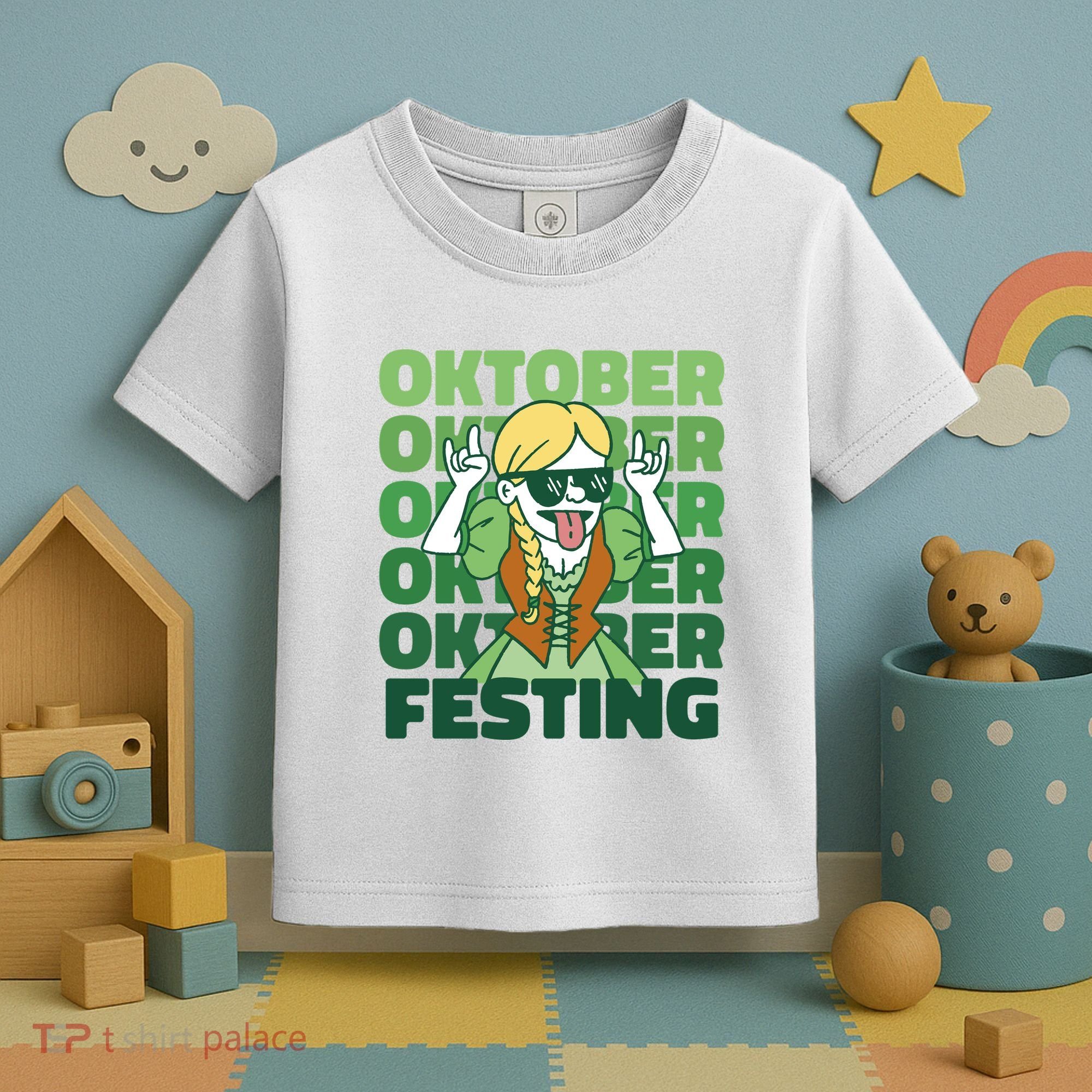 Oktoberfest Celebration Festive German Toddler T-Shirt
