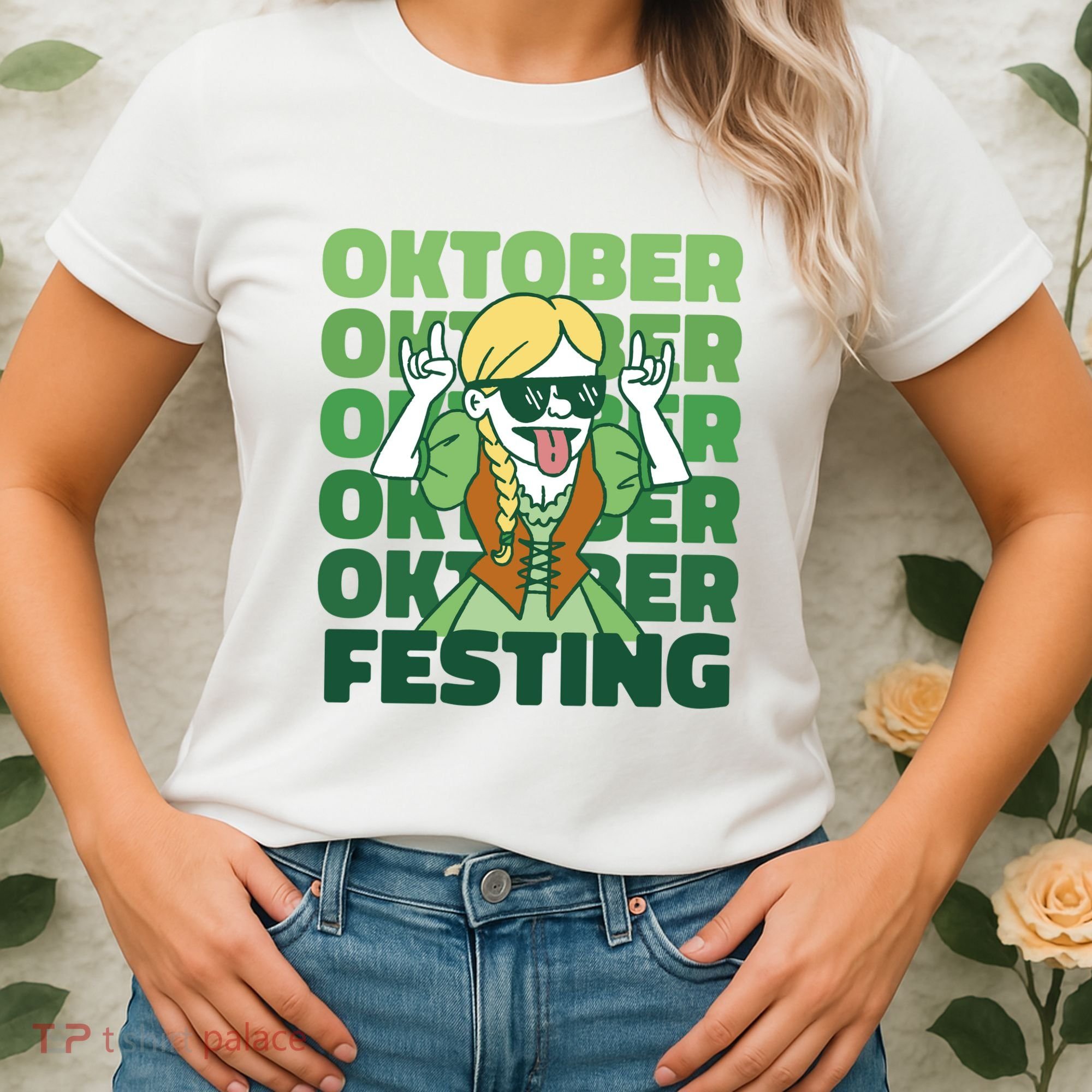 Oktoberfest Celebration Festive German Women's T-Shirt