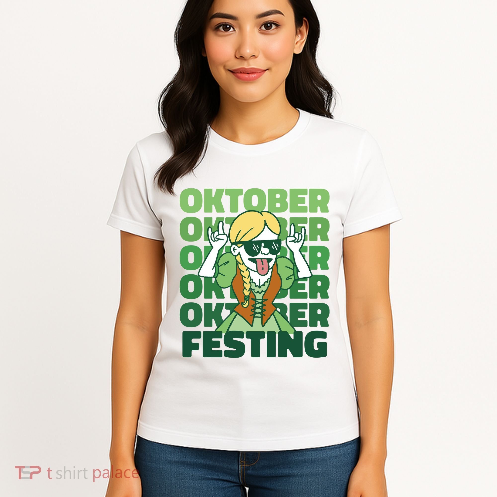 Oktoberfest Celebration Festive German Women's T-Shirt