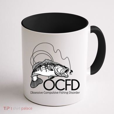 OCFD Fishing Coffee Mug back