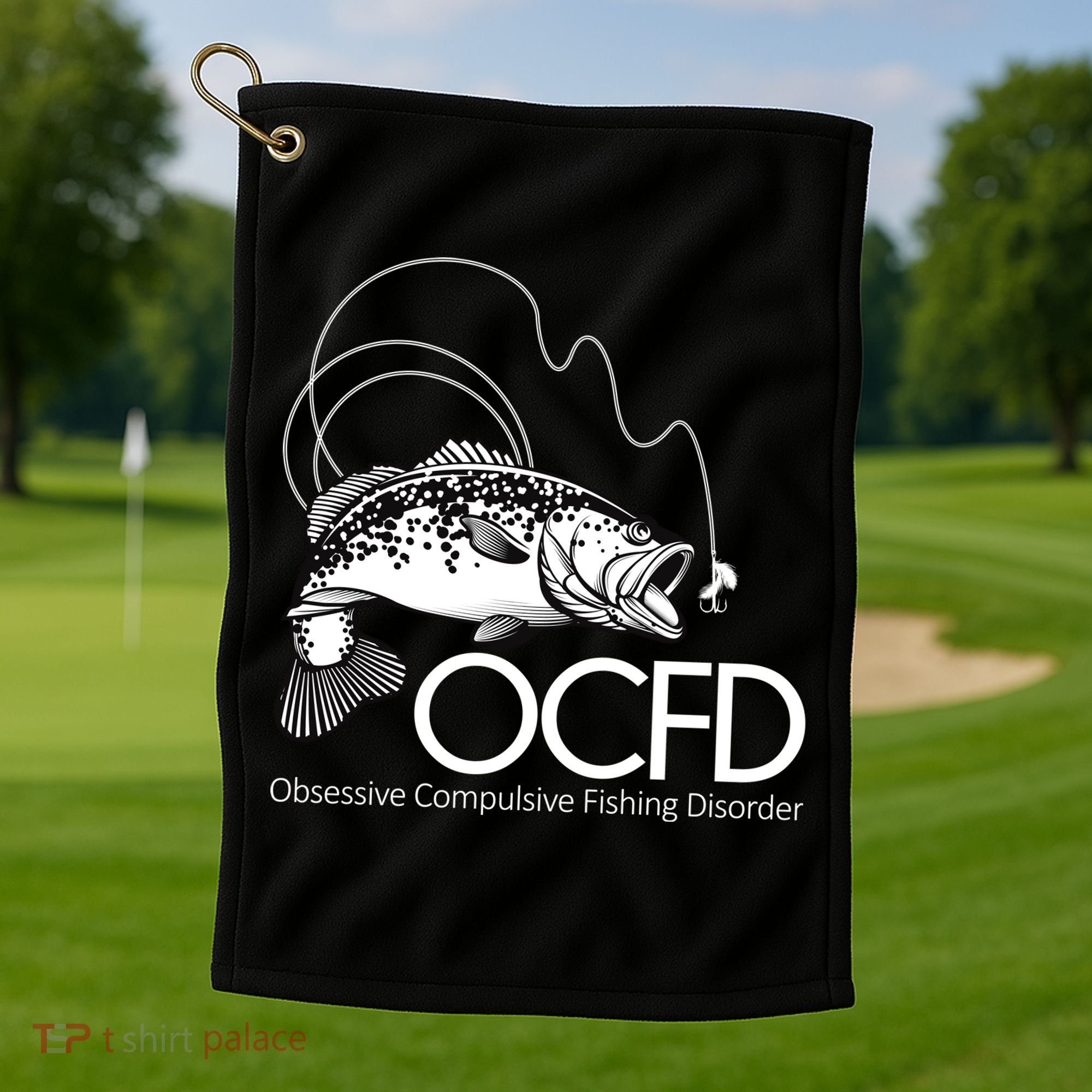 OCFD Fishing Golf Towel
