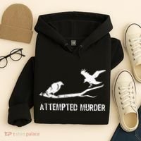 Ornithology Crows Grunge literary readers Hoodie thumb 4