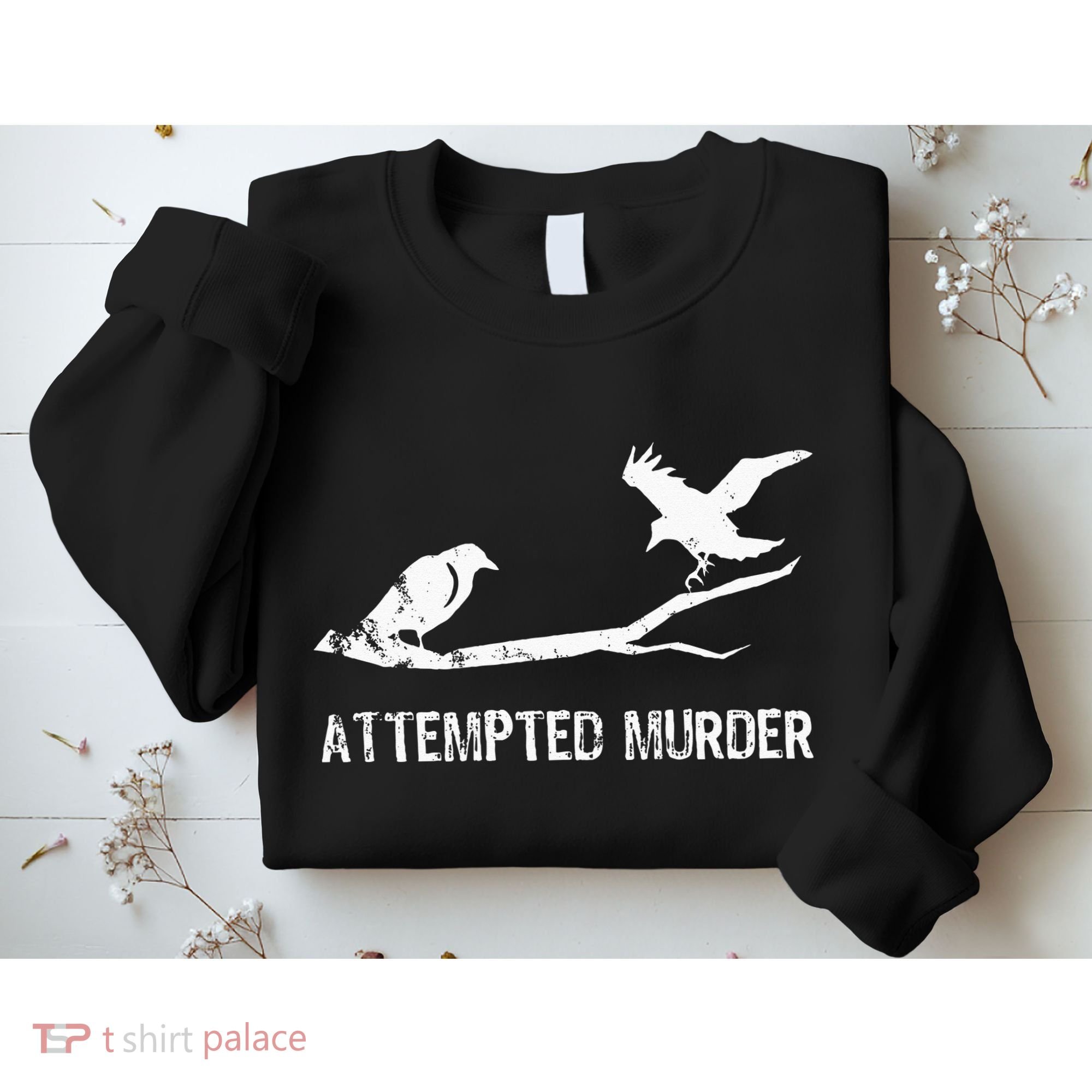 Ornithology Crows Grunge literary readers Sweatshirt