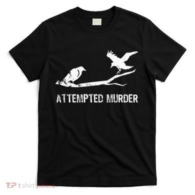 Ornithology Crows Grunge literary readers T-Shirt
