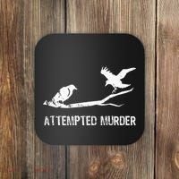 Ornithology Crows Grunge literary readers Coaster thumb 0