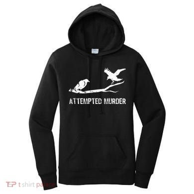Ornithology Crows Grunge literary readers Women's Hoodie