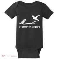 Ornithology Crows Grunge literary readers Baby Bodysuit thumb 0