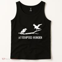 Ornithology Crows Grunge literary readers Tank Top thumb 2